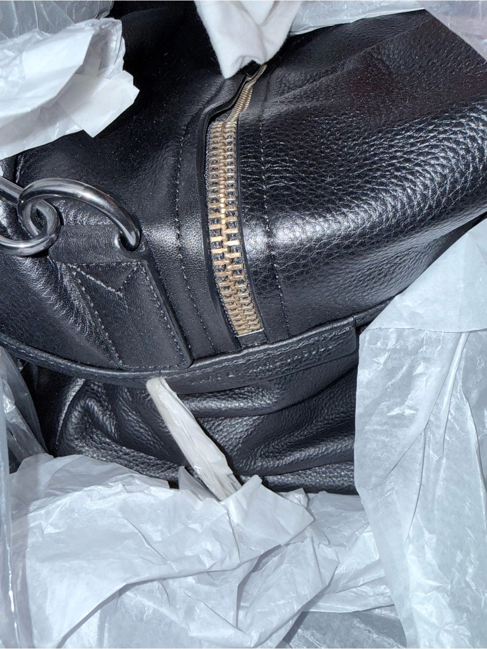 Marc by Marc Jacobs Black Leather Duffel Bag - Picture 10 of 10